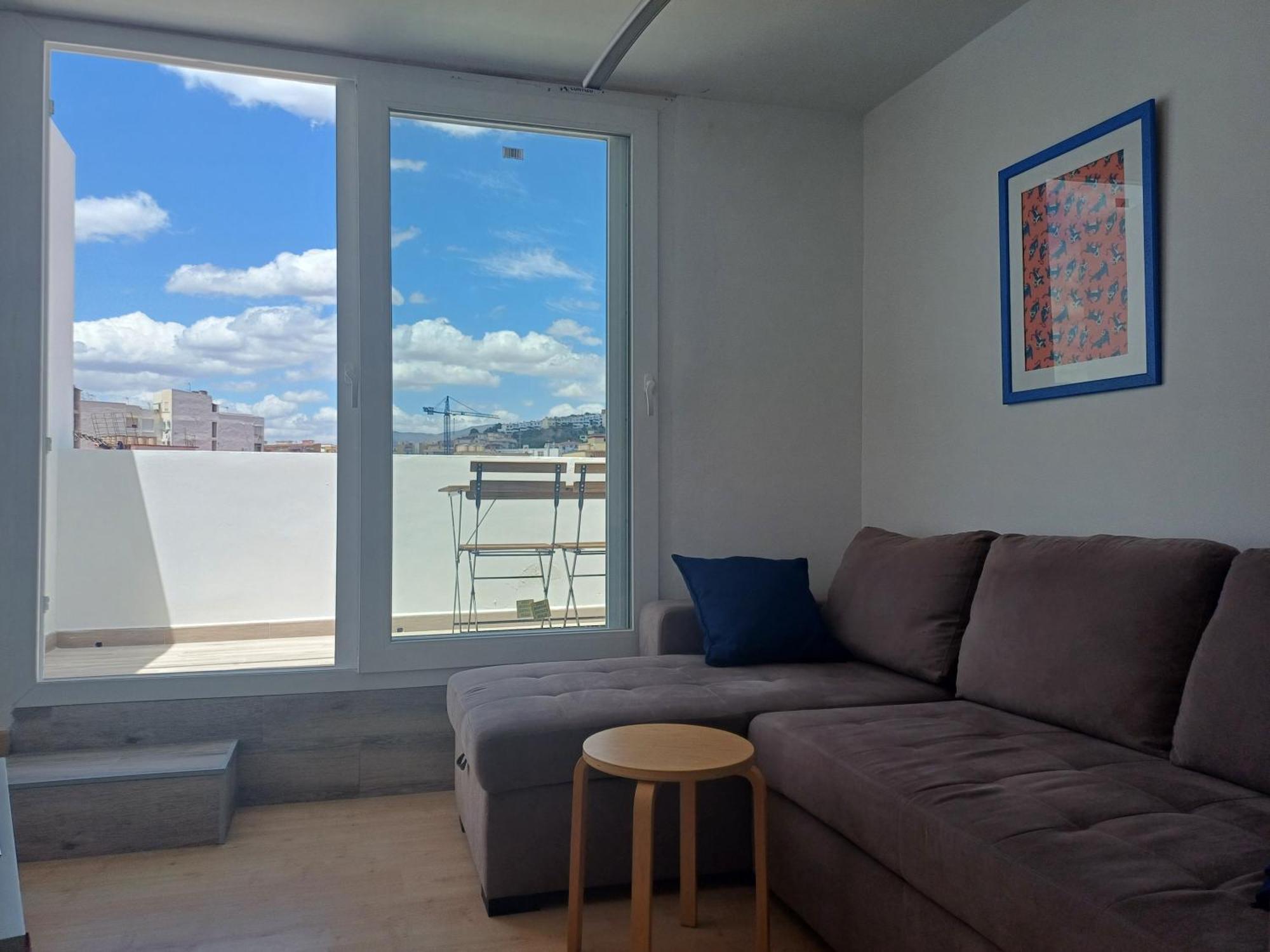 Апартаменты Terrace Penthouse And Chill Малага Экстерьер фото